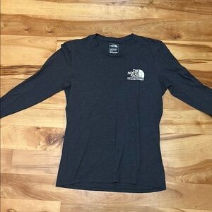 The North Face Blue Long Sleeve Tee